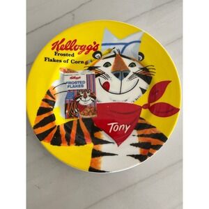 Vintage 2007 KELLOGGS TONY THE TIGER FROSTED FLAKES PLATE